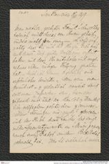 Nachlass Franz Steindachner, Brief von Barker an Franz Steindachner (08.10.1879), Inv.Nr. 26.01, Seite 1